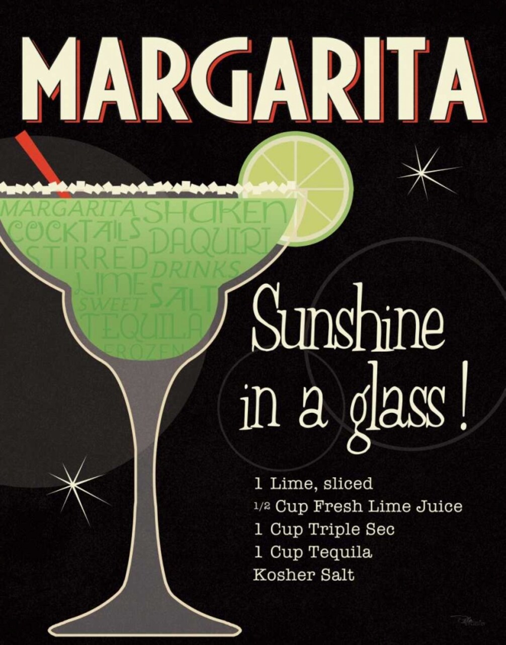 Cocktail Hour I Poster Print by Pela Studio - Item # VARPDX12206